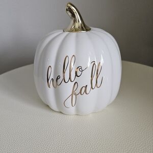 Hello fall pumpkin